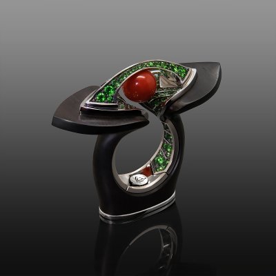 U0591-59111, Кольцо "Мое почтение Ар-Деко"