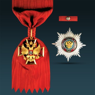 A0131-13012, Орден "За заслуги перед отечеством" I степени (серебро, золочение, эмаль)