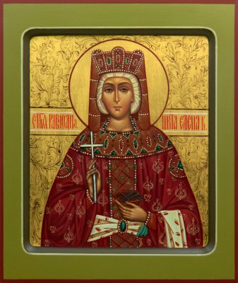 Y0636-97001, Икона Святая равноапостольная царица Елена 17х21 2 кат.