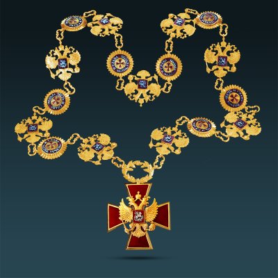 A0560-43012, Знак Президента Российской Федерации (серебро, золочение, эмаль)