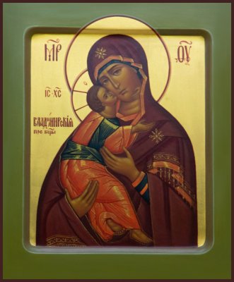 Y0139-97019, Икона "Богоматерь Владимирская" 17х21 2 кат.