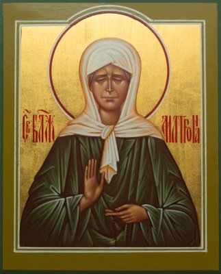 Y0871-97013, Икона "Святая Матрона Московская" 13х16 2 кат.