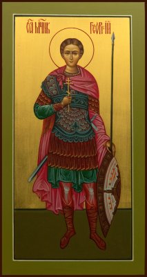 Y0935-97000, Икона "Св. мученик Георгий" 13х25 2 кат.